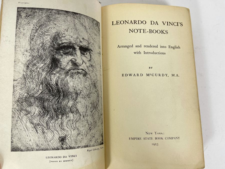 Vintage 1923 Book Leonardo Da Vinci's Note Books By Edward McCurdy [Photo 6]