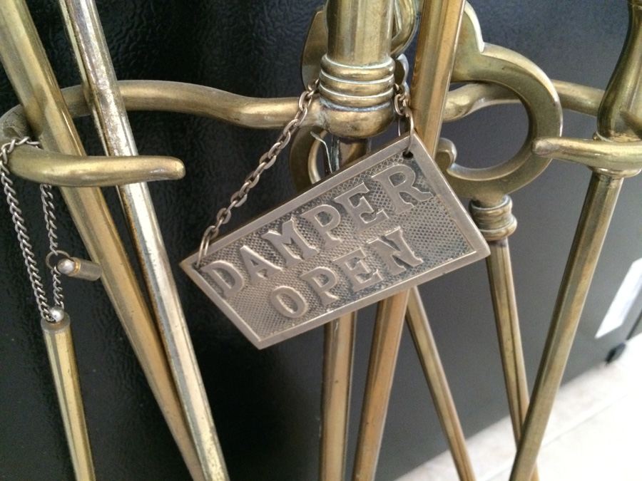 Brass Fireplace Tools / Tool Set [Photo 3]