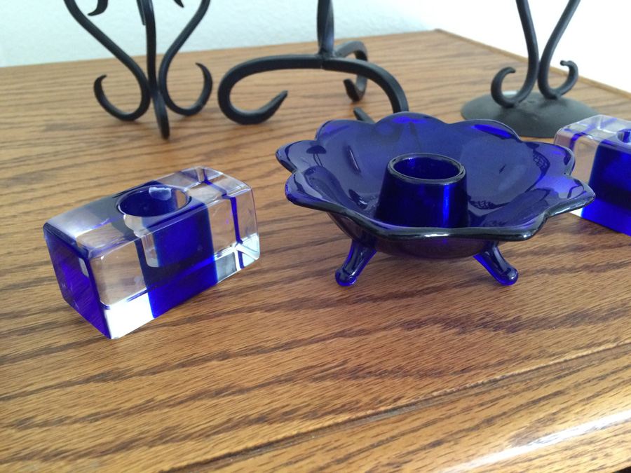 Candle, Candle Holder, & Coaster Lot [Photo 5]