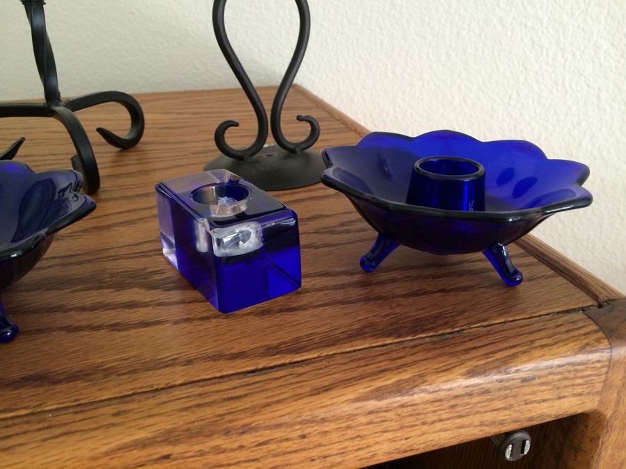 Candle, Candle Holder, & Coaster Lot [Photo 6]