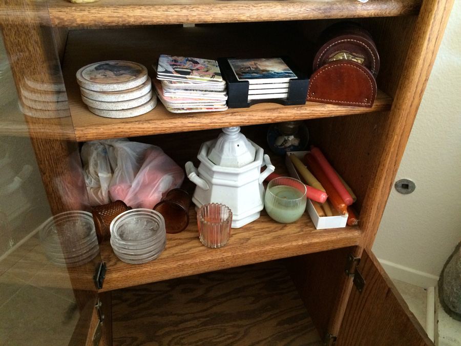 Candle, Candle Holder, & Coaster Lot [Photo 18]