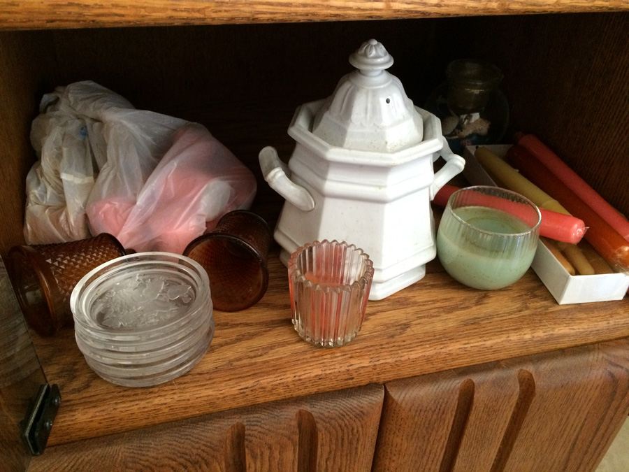 Candle, Candle Holder, & Coaster Lot [Photo 14]