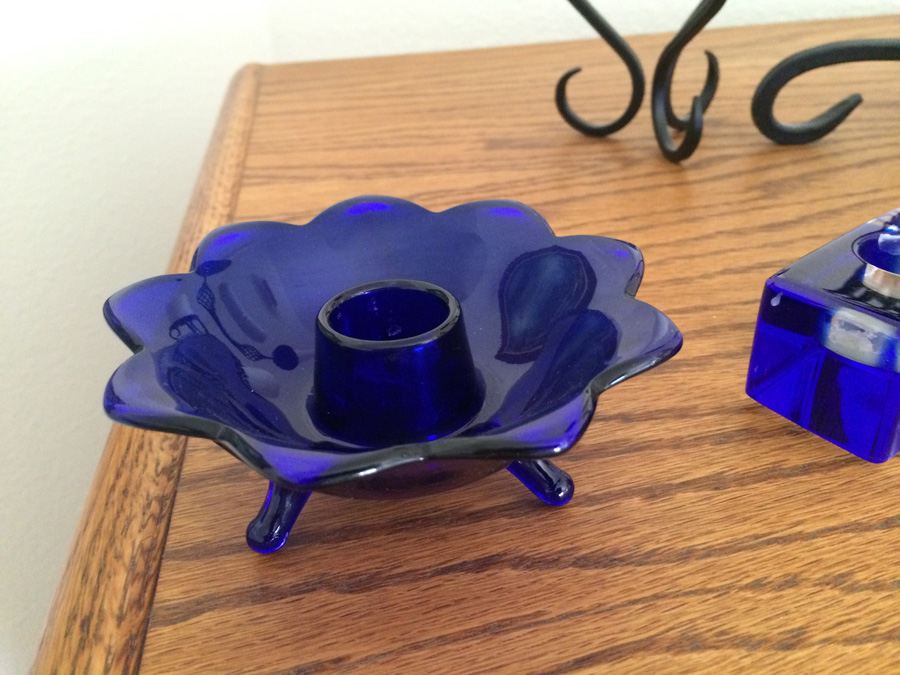Candle, Candle Holder, & Coaster Lot [Photo 4]