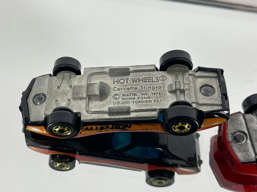 Vintage Mattel Hot Wheels Cars: (3) Corvette Stingrays 1975 And Lickety Six Car 1977 [Photo 11]