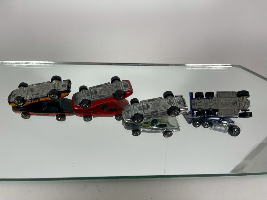 Vintage Mattel Hot Wheels Cars: (3) Corvette Stingrays 1975 And Lickety Six Car 1977 [Photo 7]
