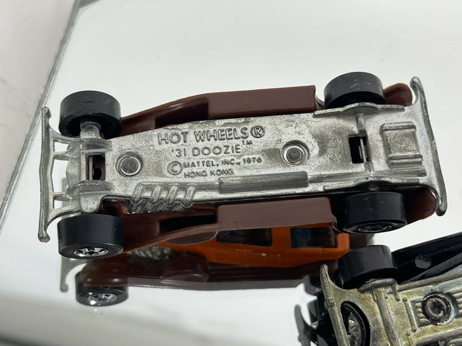 (7) Vintage Mattel Hot Wheels Classic Cars: '31 Doozie 1976, Rolls Royce, Auburn 852, '37 Bugatti 1980 [Photo 10]