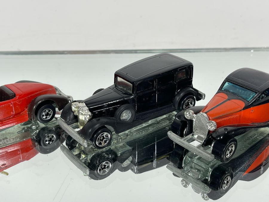 (7) Vintage Mattel Hot Wheels Classic Cars: '31 Doozie 1976, Rolls Royce, Auburn 852, '37 Bugatti 1980 [Photo 7]