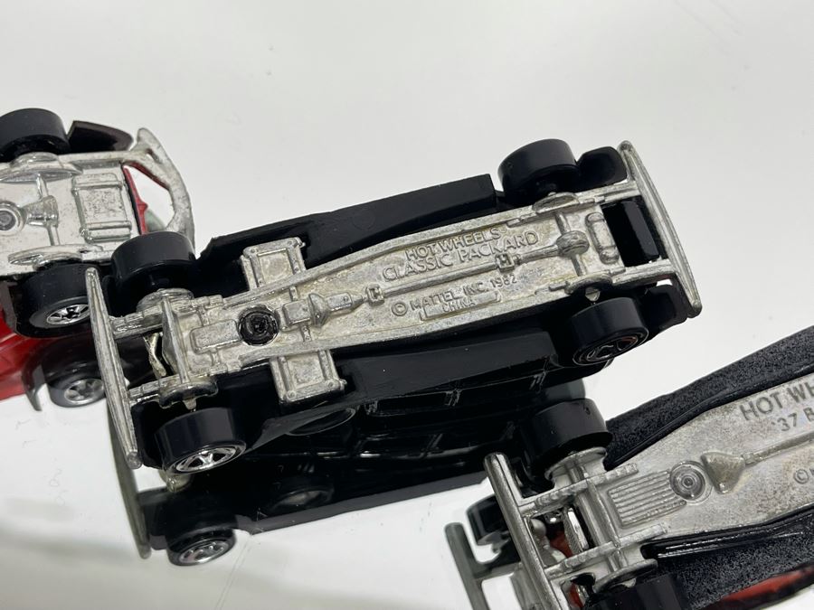 (7) Vintage Mattel Hot Wheels Classic Cars: '31 Doozie 1976, Rolls Royce, Auburn 852, '37 Bugatti 1980 [Photo 14]