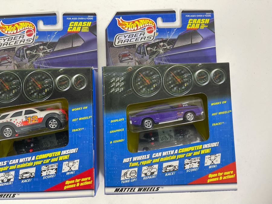 (3) New In Box Mattel Hot Wheels Cyber Racers 1997 [Photo 4]
