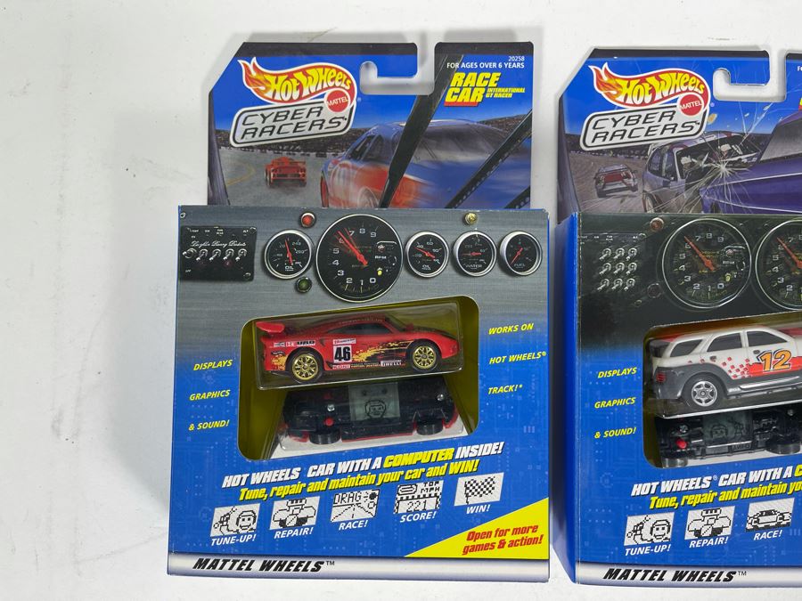 (3) New In Box Mattel Hot Wheels Cyber Racers 1997 [Photo 2]