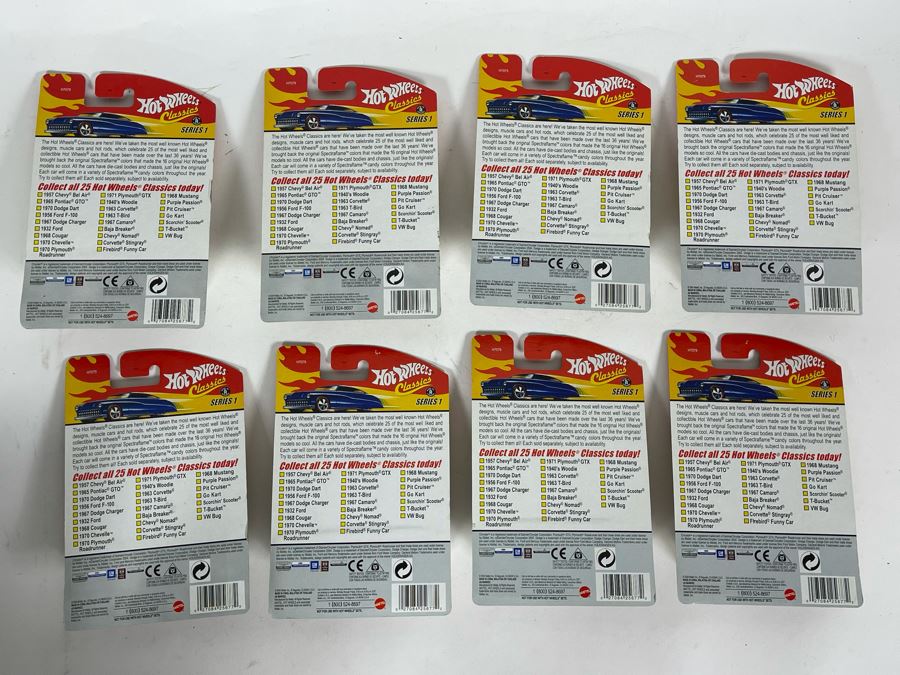 (8) Mattel Hot Wheels Classics Cars On Cards [Photo 7]