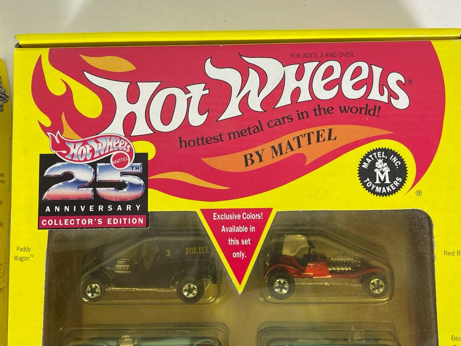 Pair Of Limited Edition Mattel Hot Wheels Cars Sets: Hot Wheels Vintage Collection And 25th Anniversary Collector's Edition [Photo 3]