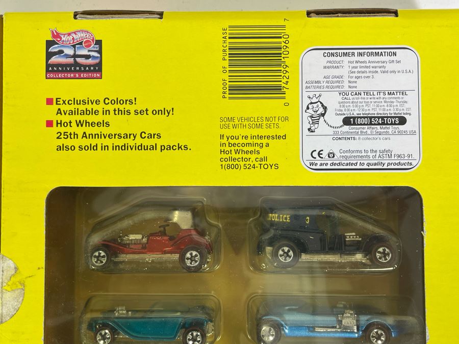 Pair Of Limited Edition Mattel Hot Wheels Cars Sets: Hot Wheels Vintage Collection And 25th Anniversary Collector's Edition [Photo 12]