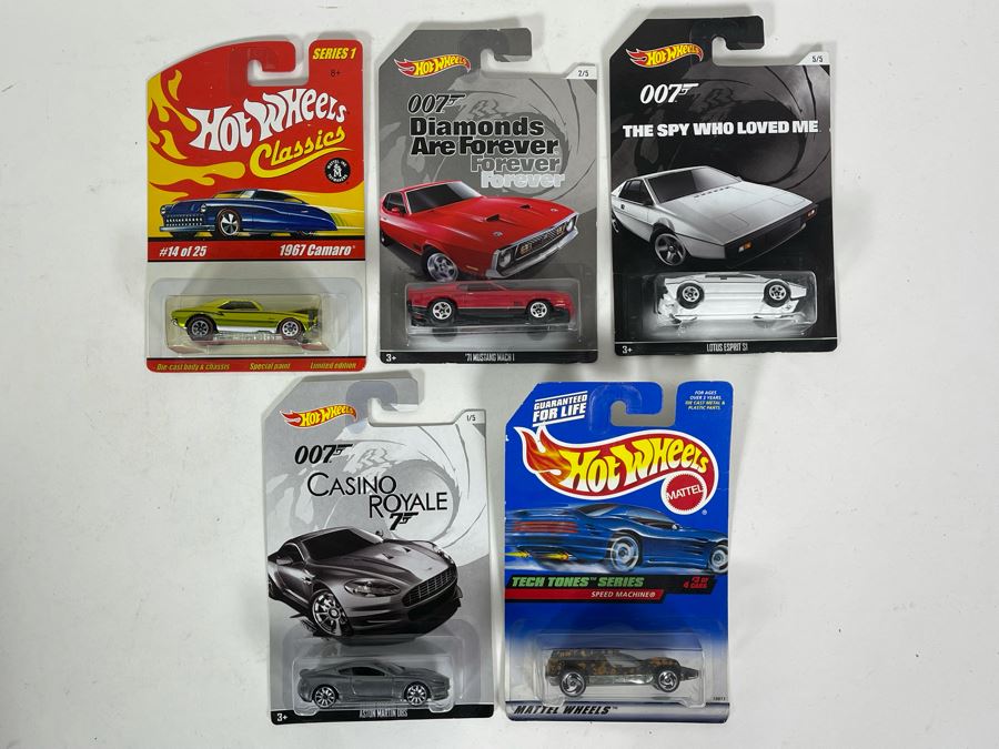 (5) Mattel Hot Wheels Cars On Cards [Photo 2]