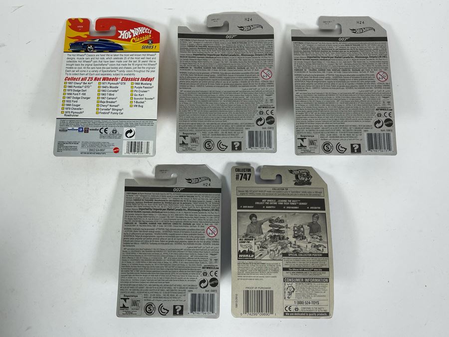 (5) Mattel Hot Wheels Cars On Cards [Photo 6]