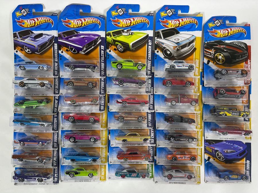 Collection Of Mattel Hot Wheels Cars On Cards [Photo 2]