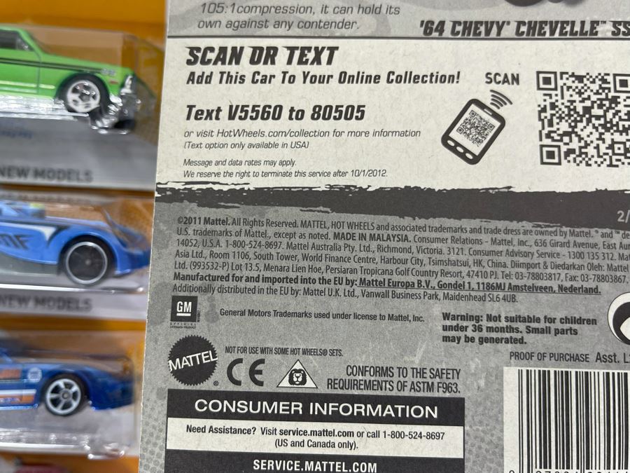 Collection Of Mattel Hot Wheels Cars On Cards [Photo 13]