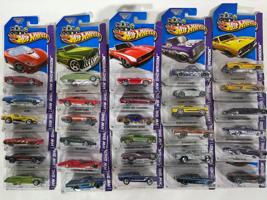 Collection Of 2012 Mattel Hot Wheels Cars On Cards [Photo 2]