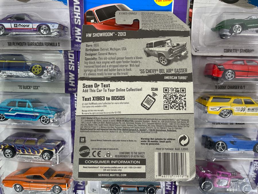 Collection Of Mattel Hot Wheels Cars On Cards [Photo 9]