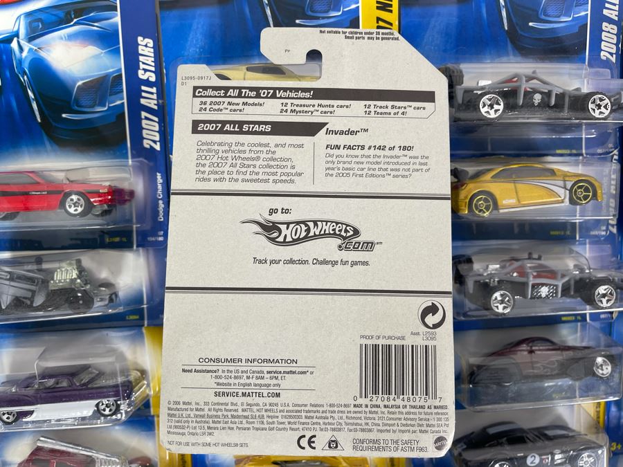 Collection Of Mattel Hot Wheels Cars On Cards [Photo 10]