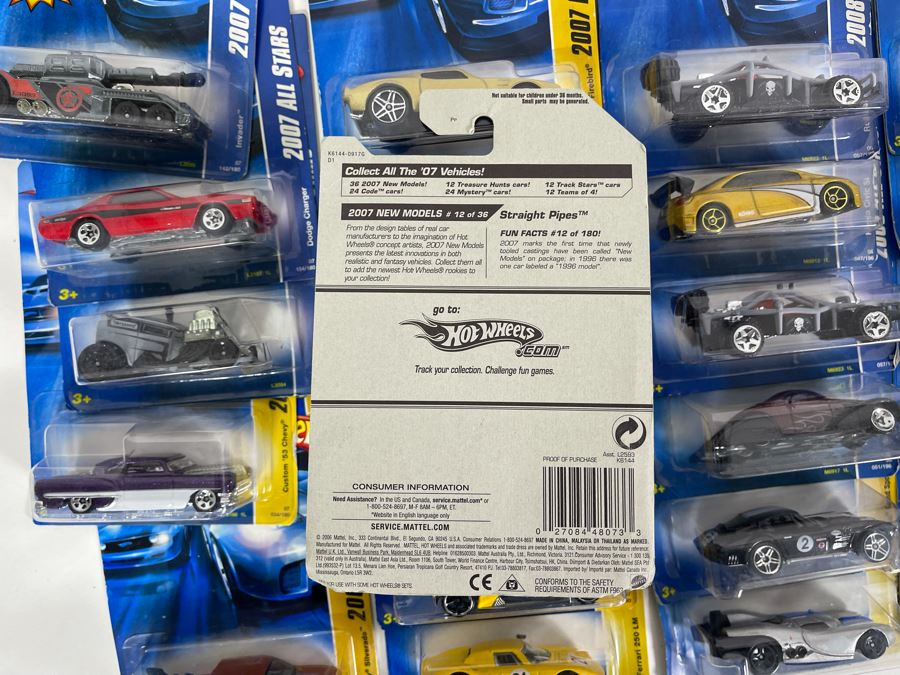 Collection Of Mattel Hot Wheels Cars On Cards [Photo 12]