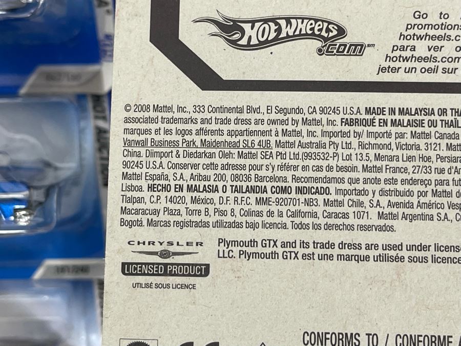 Collection Of Mattel Hot Wheels Cars On Cards [Photo 13]