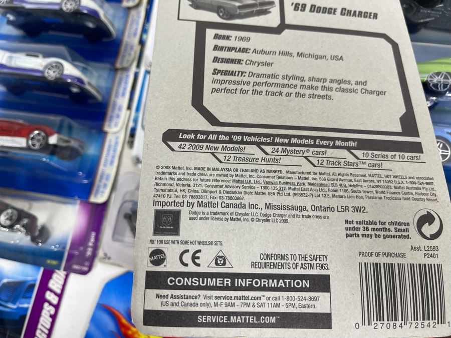 Collection Of Mattel Hot Wheels Cars On Cards [Photo 15]