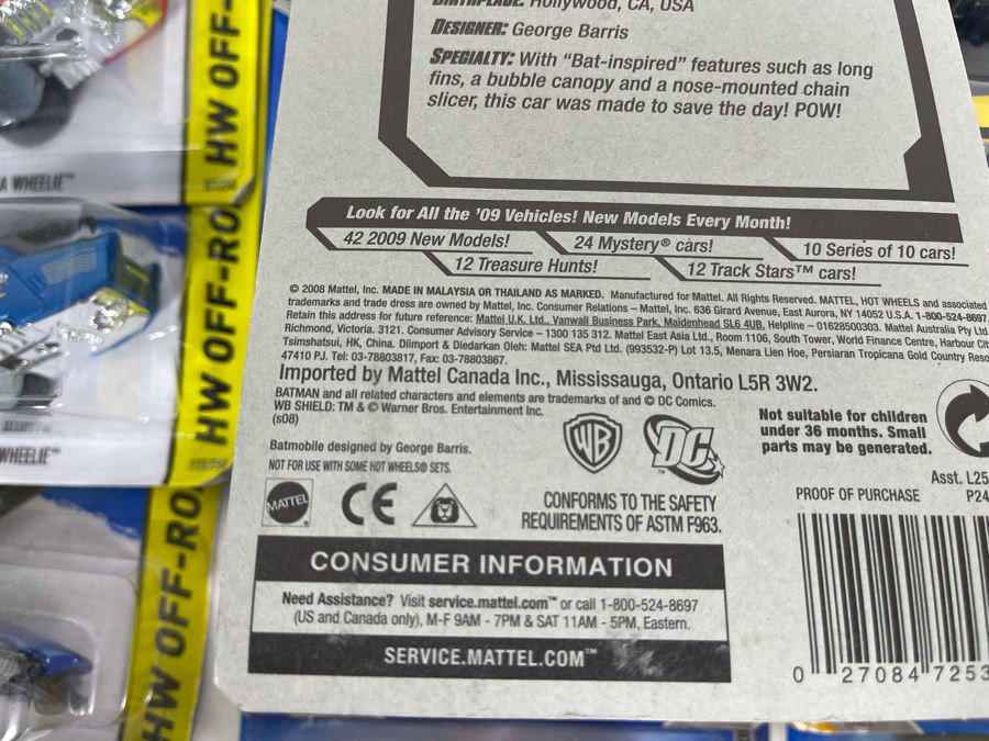 Collection Of Mattel Hot Wheels Cars On Cards [Photo 16]