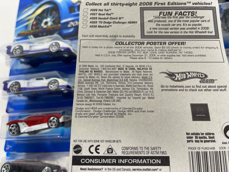 Collection Of Mattel Hot Wheels Cars On Cards [Photo 11]