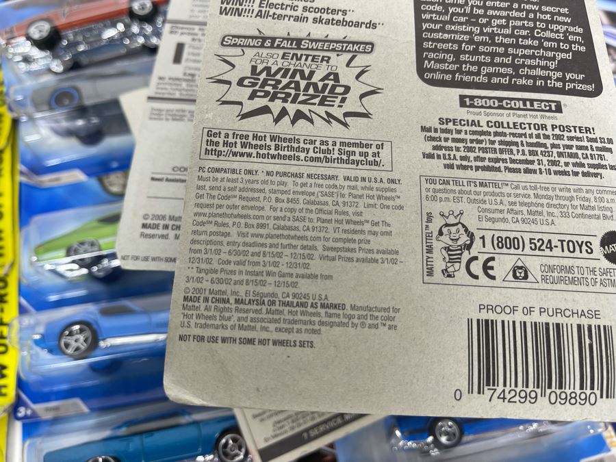 Collection Of Mattel Hot Wheels Cars On Cards [Photo 23]