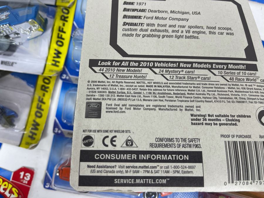 Collection Of Mattel Hot Wheels Cars On Cards [Photo 19]