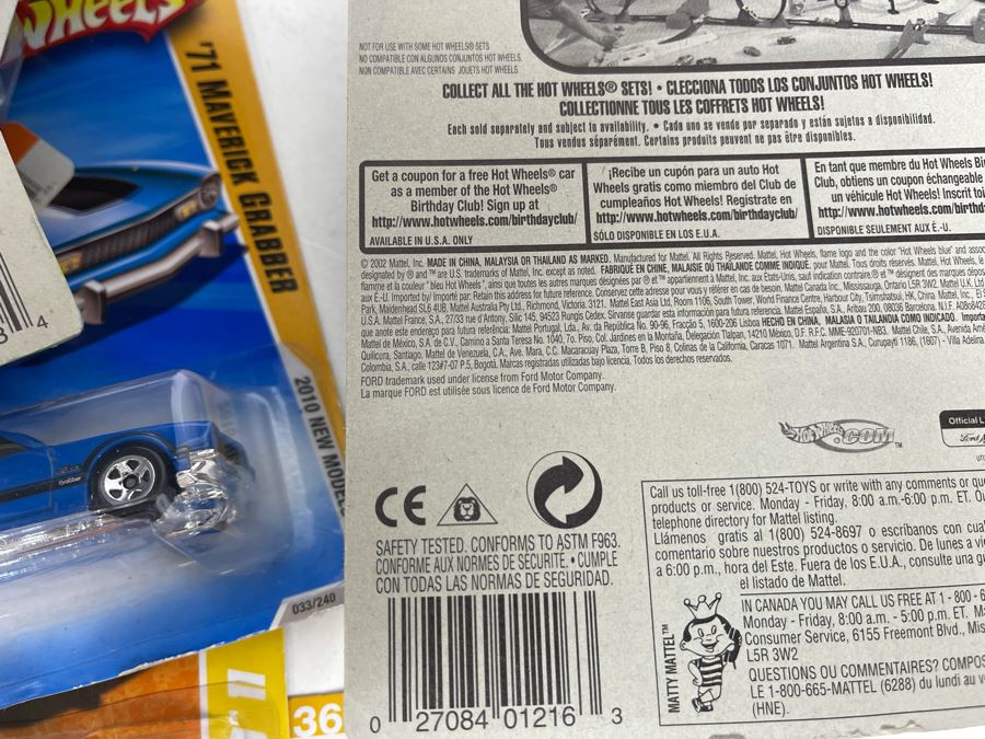 Collection Of Mattel Hot Wheels Cars On Cards [Photo 24]