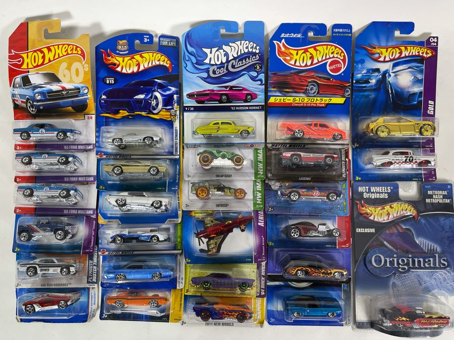 Collection Of Mattel Hot Wheels Cars On Cards [Photo 2]