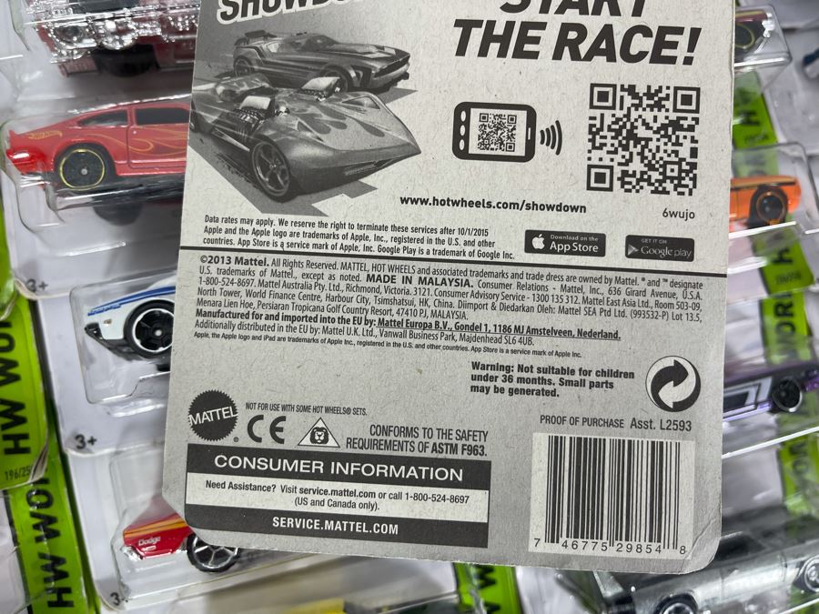 Collection Of Mattel Hot Wheels Cars On Cards [Photo 10]