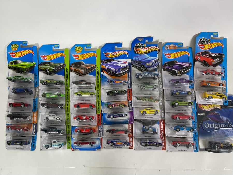 Collection Of Mattel Hot Wheels Cars On Cards [Photo 2]