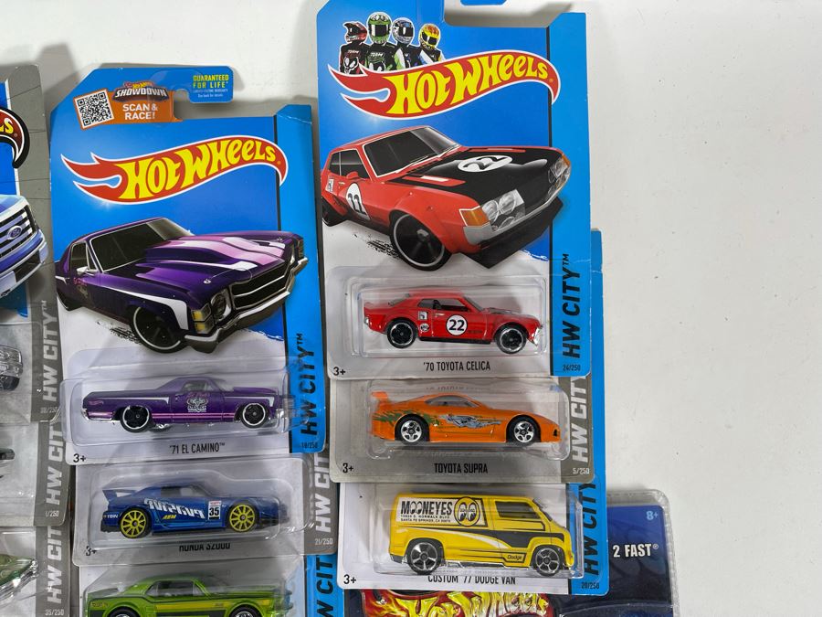 Collection Of Mattel Hot Wheels Cars On Cards [Photo 12]