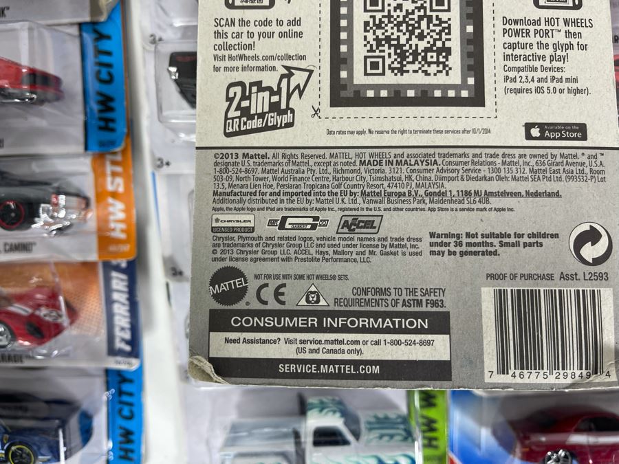 Collection Of Mattel Hot Wheels Cars On Cards [Photo 14]