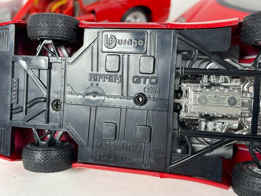 (3) Ferrari Diecast Cars: Durago Ferrari GTO 1984, Ferrari F40 Polistil Tonka, Revell Ferrari Pininfarina Mythos [Photo 6]