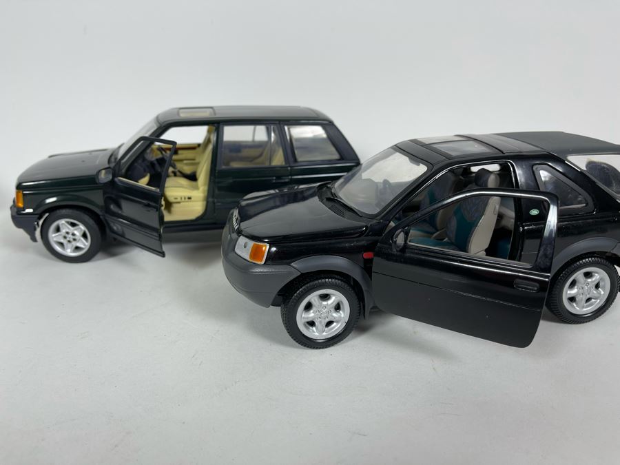 (2) Diecast Cars: ERTL Freelander Land Rover And AutoArt Range Rover 4.6 HSE [Photo 4]