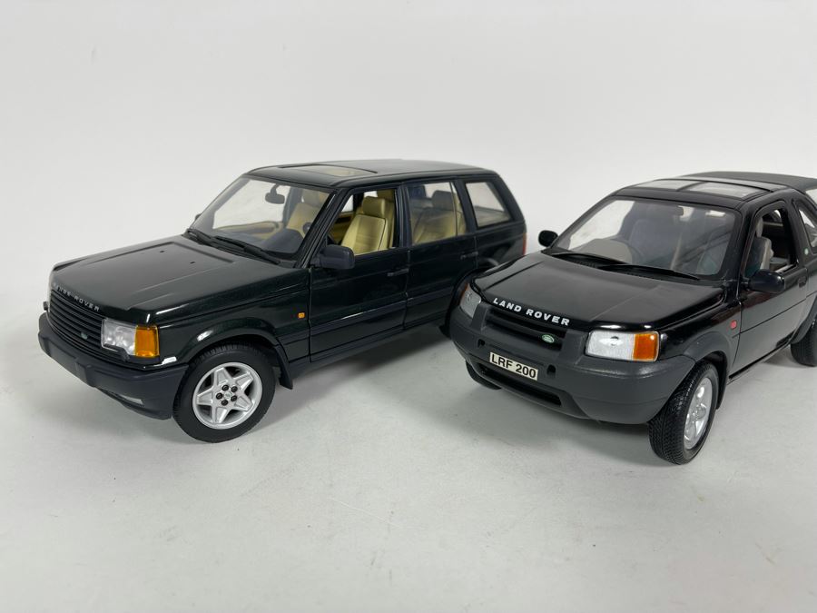 (2) Diecast Cars: ERTL Freelander Land Rover And AutoArt Range Rover 4.6 HSE [Photo 3]