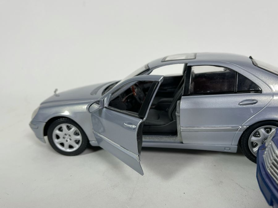 (2) Diecast Cars: Maisto Mercedes-Benz S-Class And Anson Mercedes-Benz CLK [Photo 5]