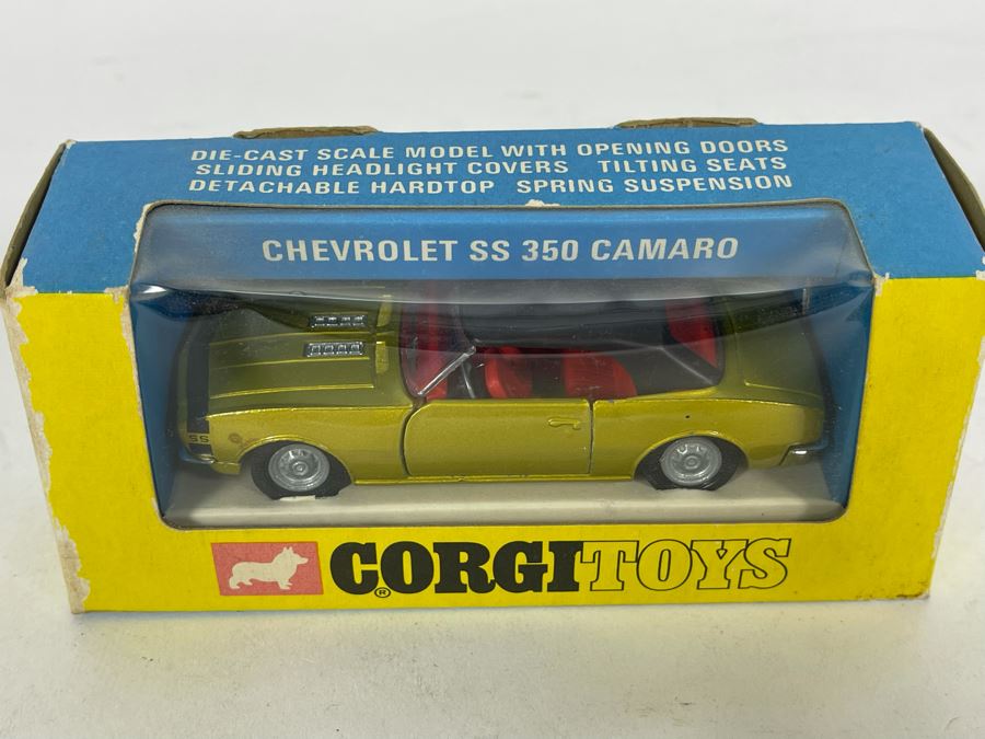 Corgi Toys Diecast Car Chevrolet SS 350 Camaro New In Packaging [Photo 3]