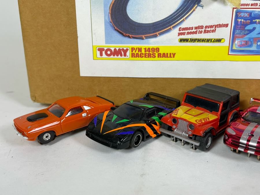 Pair Of TOMY Racemasters Racer's Rally Slot Car Tracks With Various Slot Cars [Photo 3]