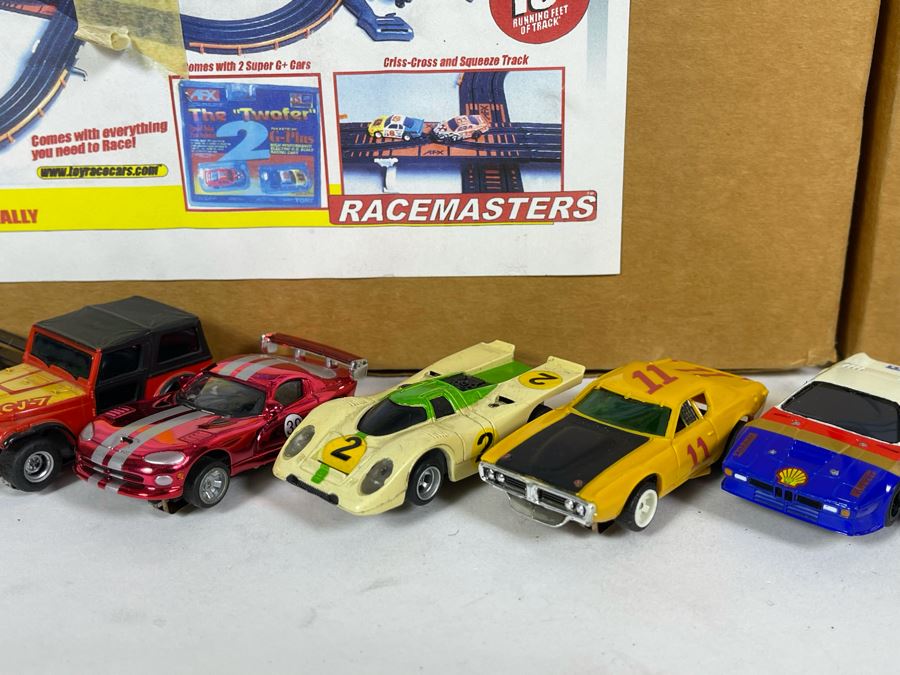 Pair Of TOMY Racemasters Racer's Rally Slot Car Tracks With Various Slot Cars [Photo 4]
