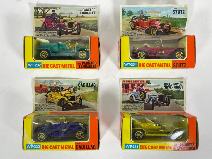 Four Vintage Diecast Classic Cars [Photo 2]