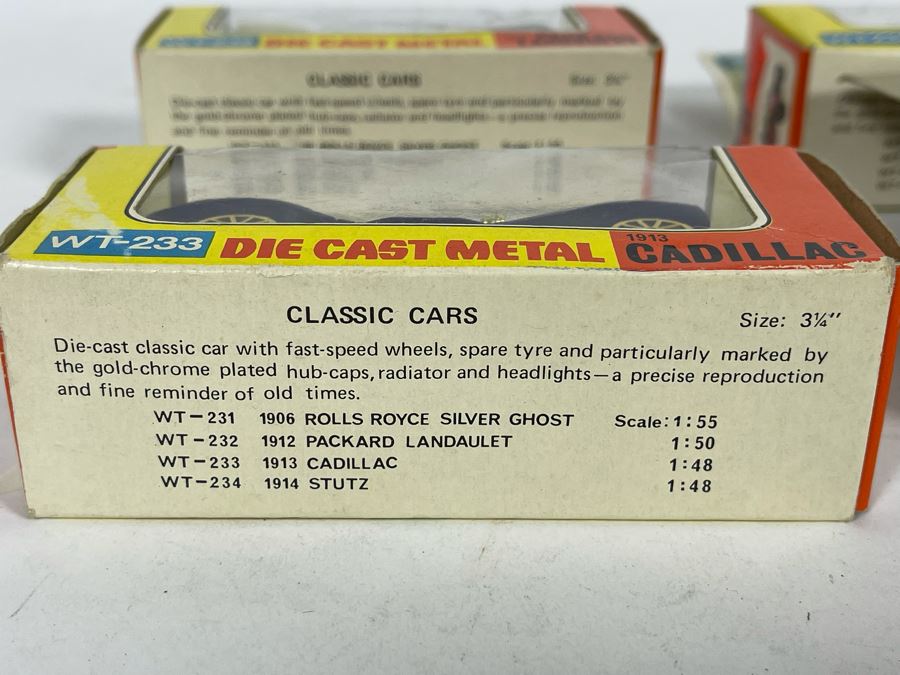 Four Vintage Diecast Classic Cars [Photo 9]