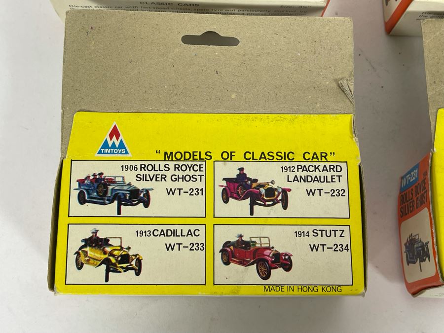 Four Vintage Diecast Classic Cars [Photo 8]