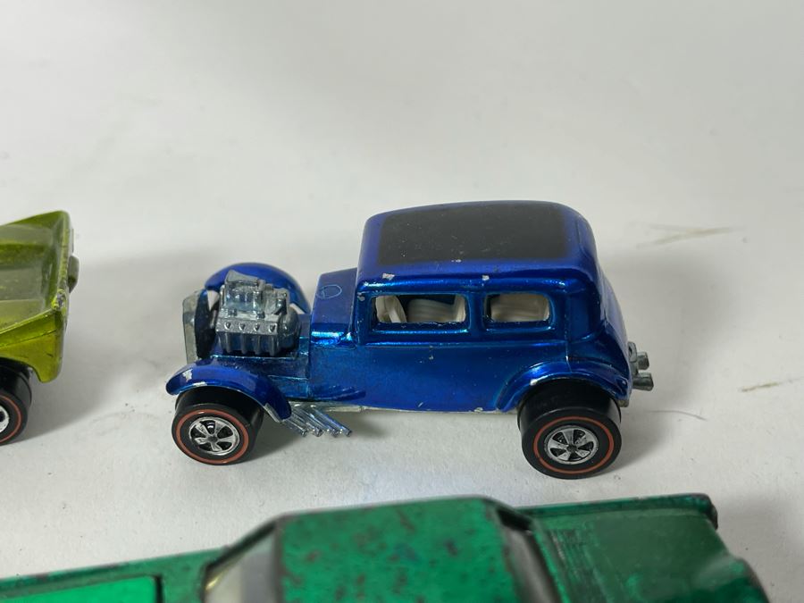 Collection Of Original Mattel Hot Wheels Redline Cars '29 Cars' With 24 Car Super Rally Case - See Photos [Photo 12]