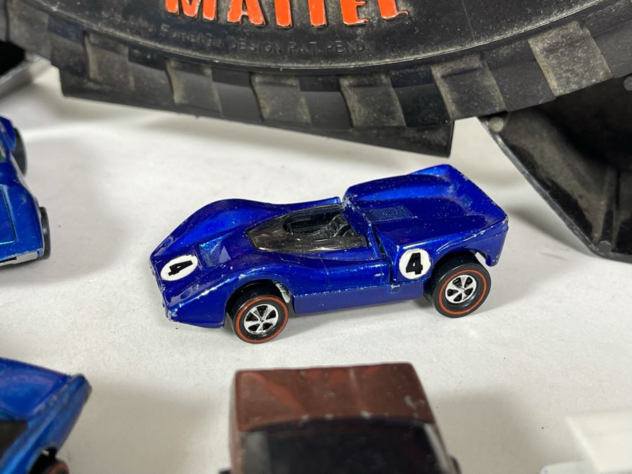 Collection Of Original Mattel Hot Wheels Redline Cars '29 Cars' With 24 Car Super Rally Case - See Photos [Photo 17]