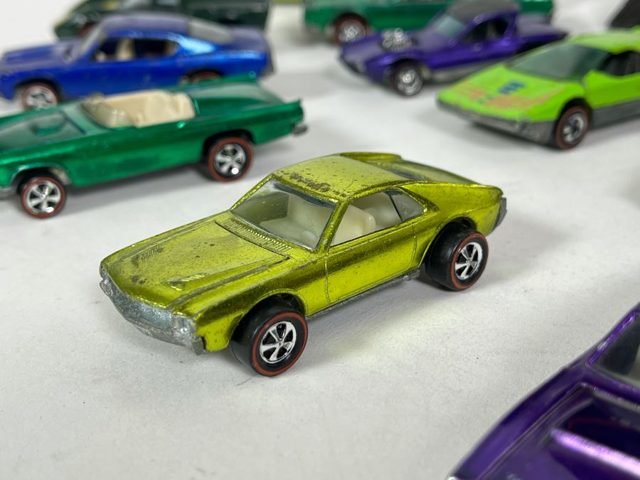 Collection Of Original Mattel Hot Wheels Redline Cars '29 Cars' With 24 Car Super Rally Case - See Photos [Photo 7]